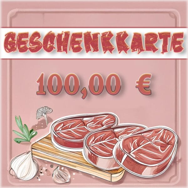 Geschenkarte 100 Euro